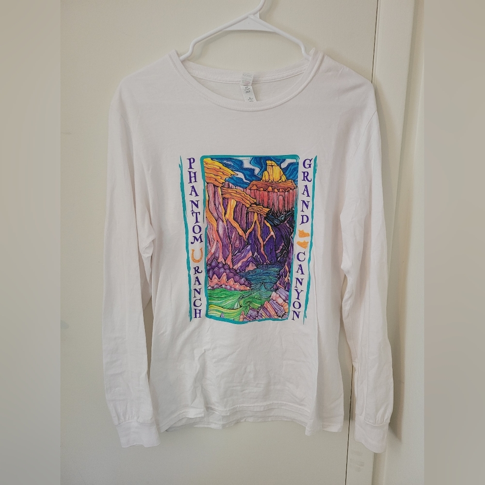 Phantom Ranch White Long Sleeve Tshirt